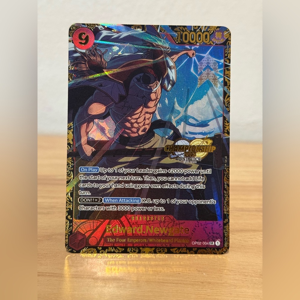 One Piece proxy Card - Edward Newgate whitebeard